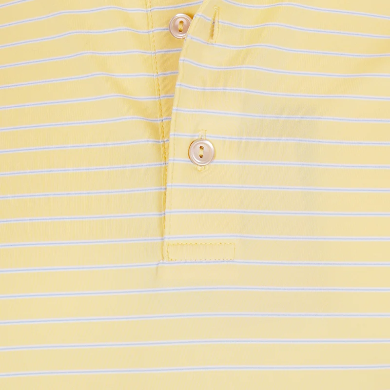 PETER MILLAR Drum Performance Jersey Men's Polo (Lemonade) - Image 3