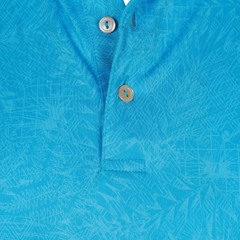 PETER MILLAR Sylvan Performance Jersey Men's Polo (Caribbean) - Image 3