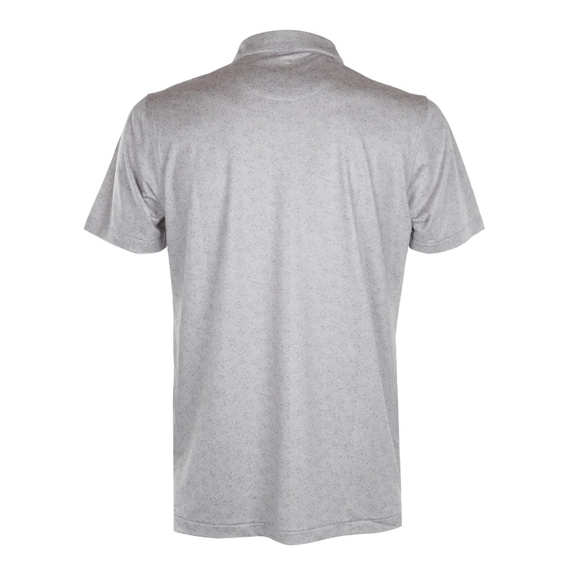 PETER MILLAR Riviera Performance Jersey Men's Polo (British Grey) - Image 2
