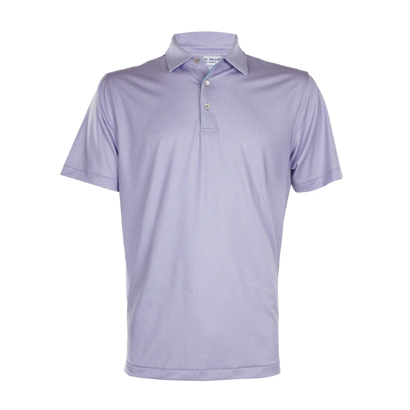 PETER MILLAR Soriano Performance Jersey Men's Polo (Lavender Fog)