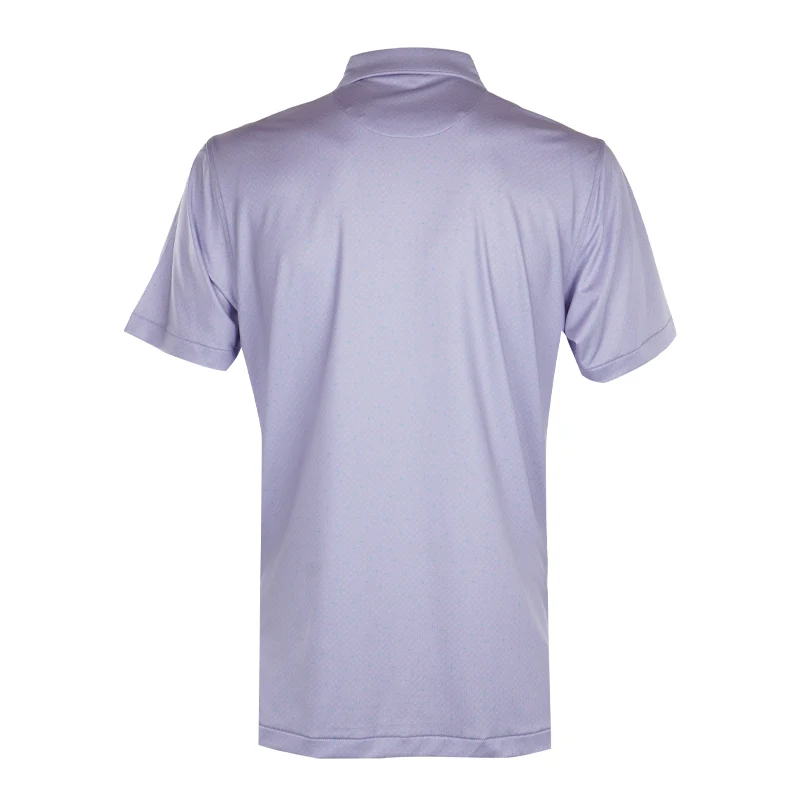 PETER MILLAR Soriano Performance Jersey Men's Polo (Lavender Fog) - Image 2