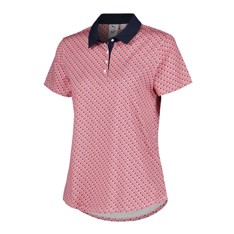 PUMA Volition Multi Flag Women's Polo (Red)