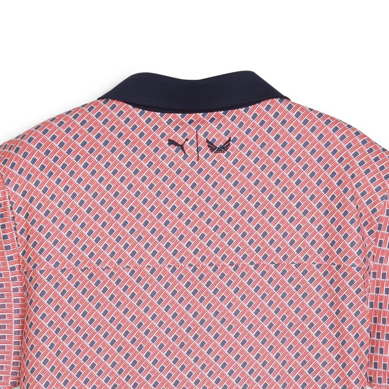 PUMA Volition Multi Flag Women's Polo (Red) - Image 4