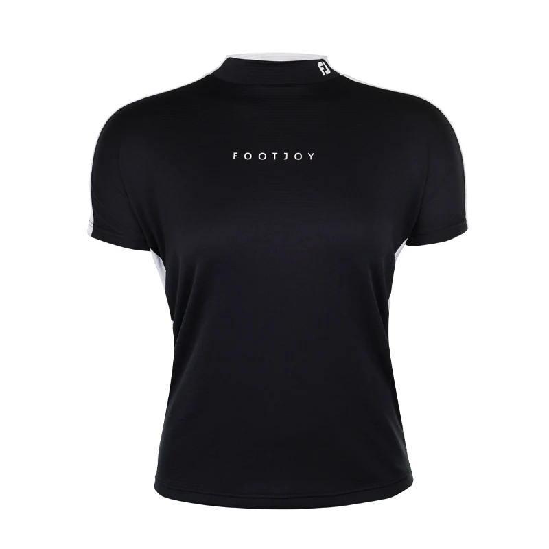 FOOTJOY Japan Solid Women's Mock Neck Shirt (Black)