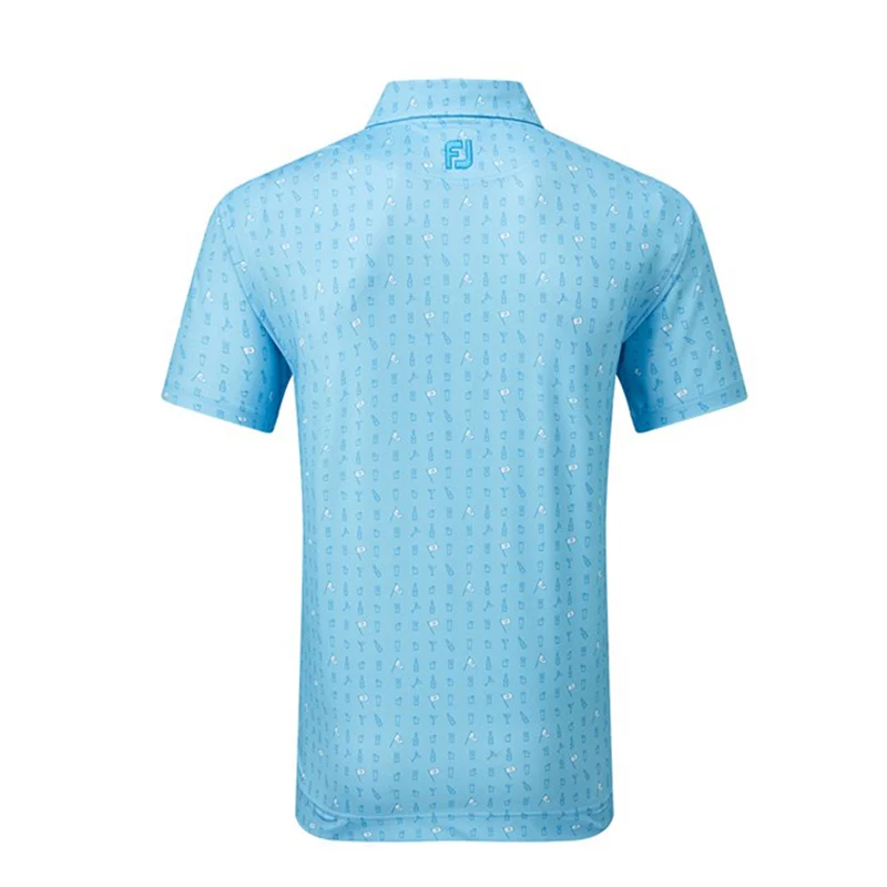 FOOTJOY The 19th Hole Lisle Men's Polo (Blue Sky) - Image 2