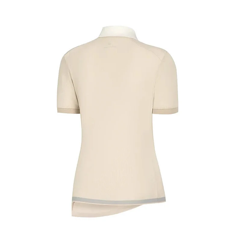 HONMA Hype Golf Women's Polo (Beige) - Image 2