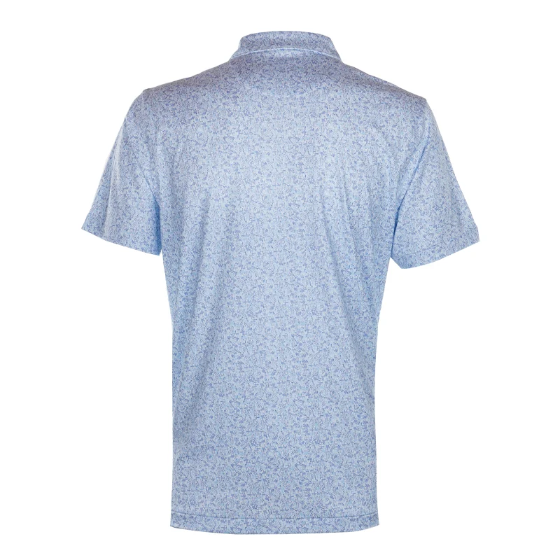 PETER MILLAR Dazed Performance Jersey Men's Polo (White/Bonnet) - Image 2