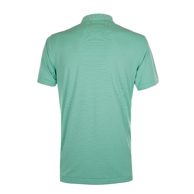 PETER MILLAR Feather Stripe Men's Polo (Summer Meadow) - Image 2