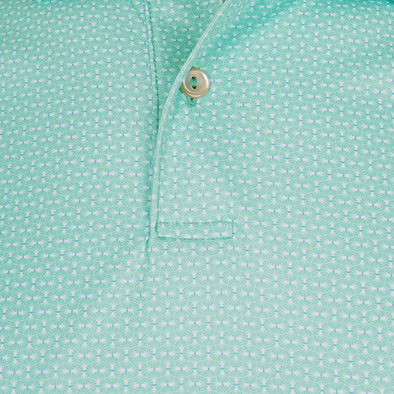 PETER MILLAR Feather Art Men's Polo (Summer Meadow) - Image 3