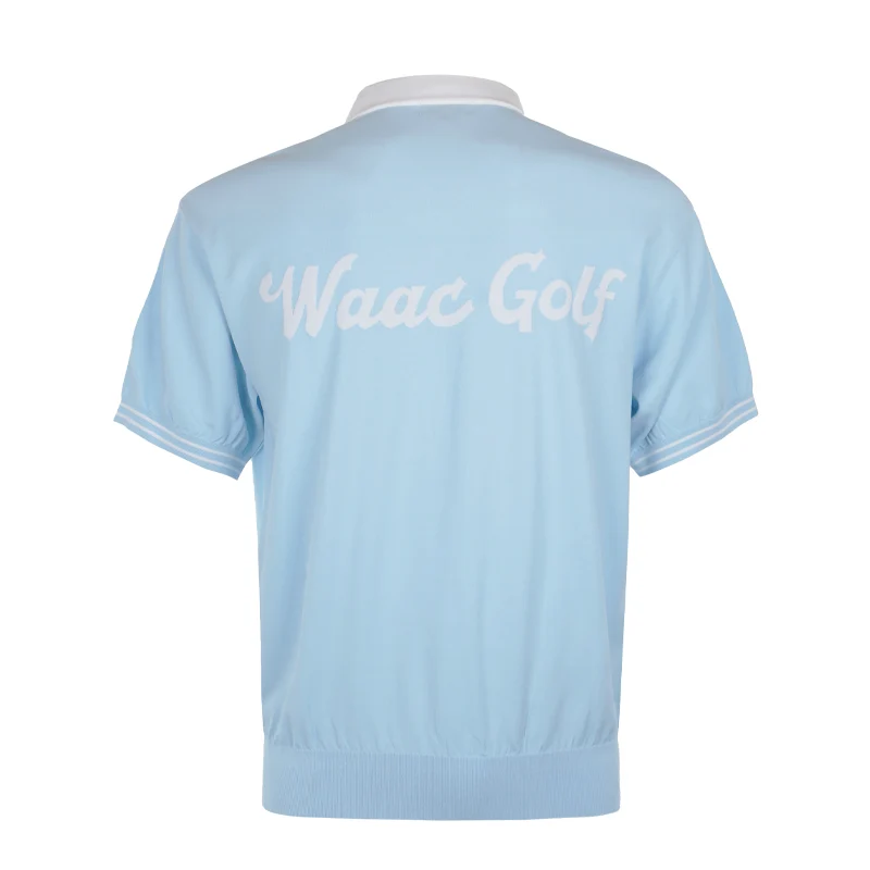 WAAC Korea Jersey Men's Polo (Light Blue) - Image 2