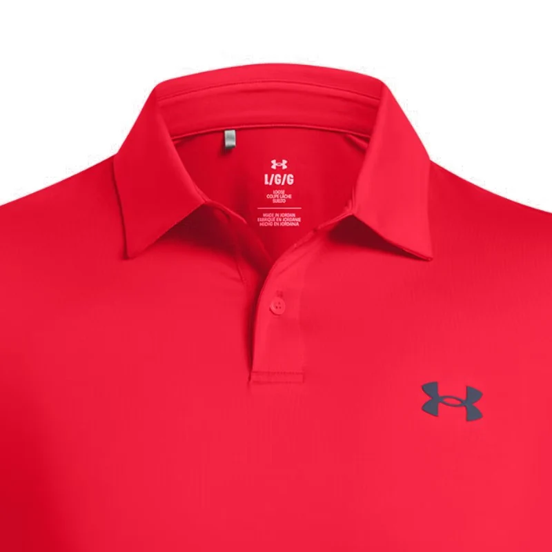 UNDER ARMOUR T2G Men's Polo (Red) - Image 3