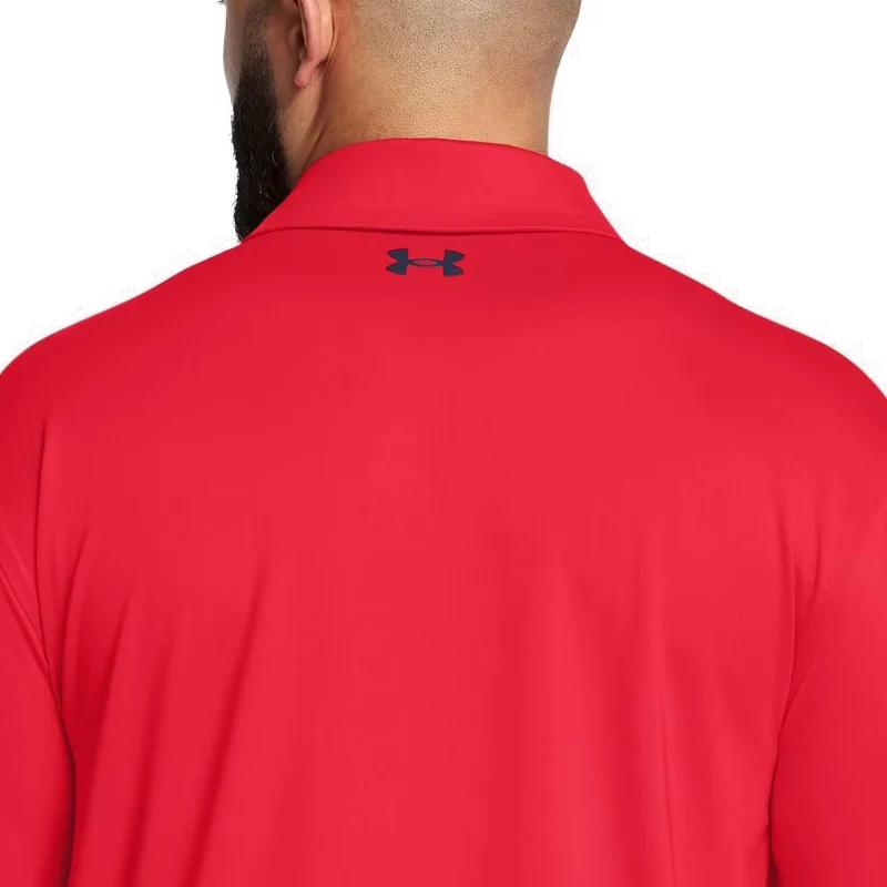 UNDER ARMOUR T2G Men's Polo (Red) - Image 4