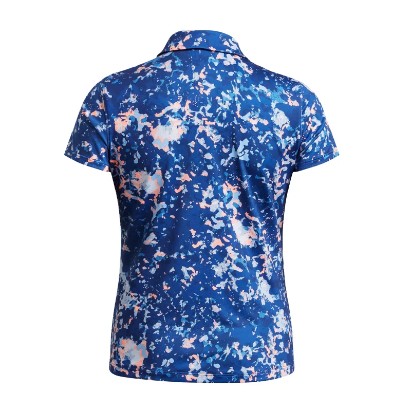 UNDER ARMOUR Playoff 3.0 Printed Women's Polo (Tech Blue) - Image 2