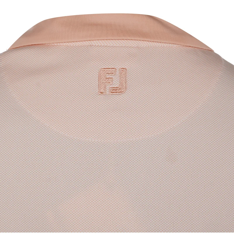 FOOTJOY Birdseye Women?s Open Placket Polo (Sunset) - Image 3