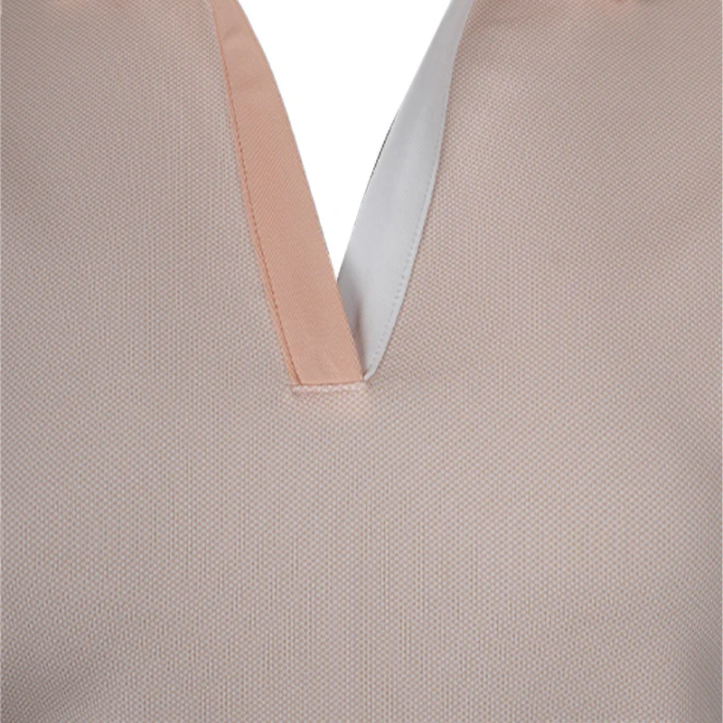 FOOTJOY Birdseye Women?s Open Placket Polo (Sunset) - Image 4