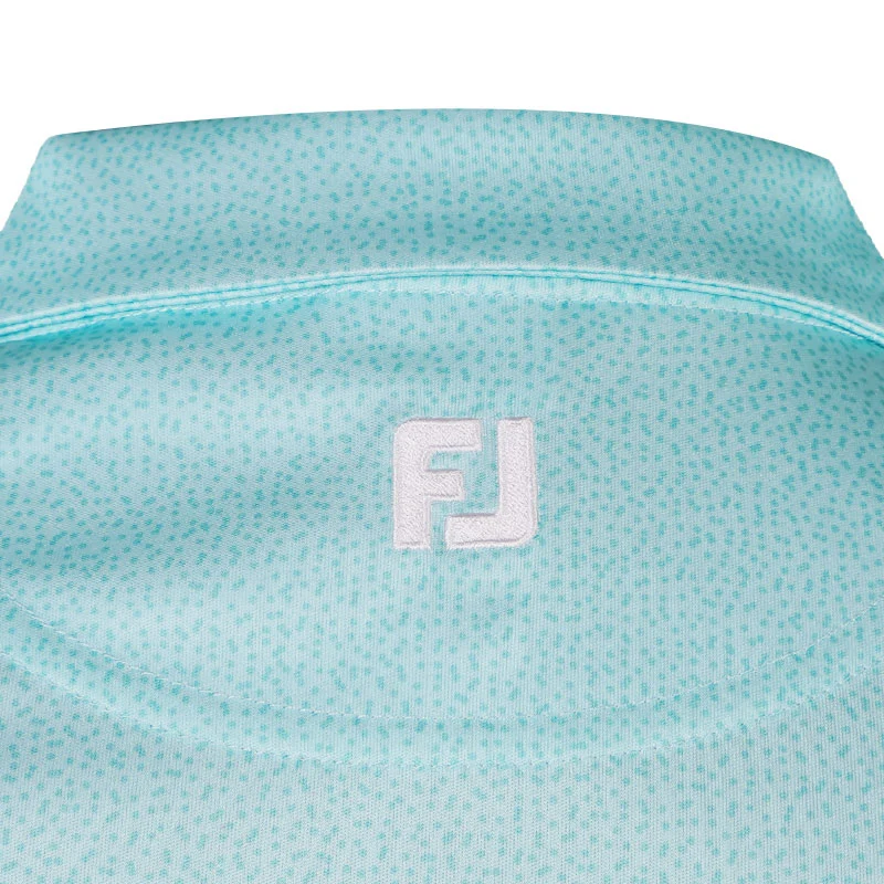 FOOTJOY Dot Print Women's Polo (Aqua) - Image 4