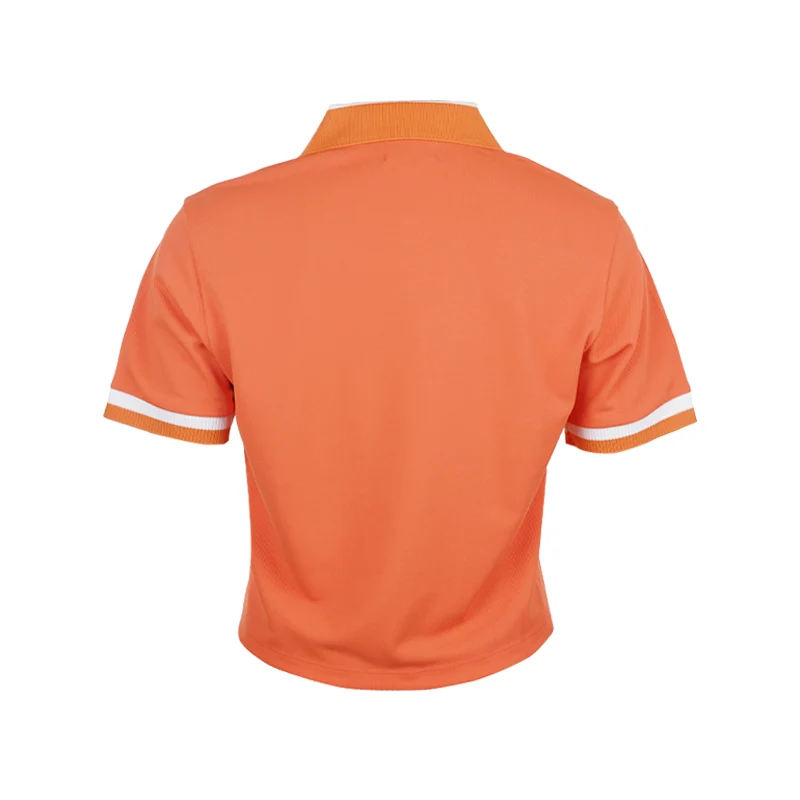 WAAC Cropped Piq PGA Women's Polo (Orange) - Image 2