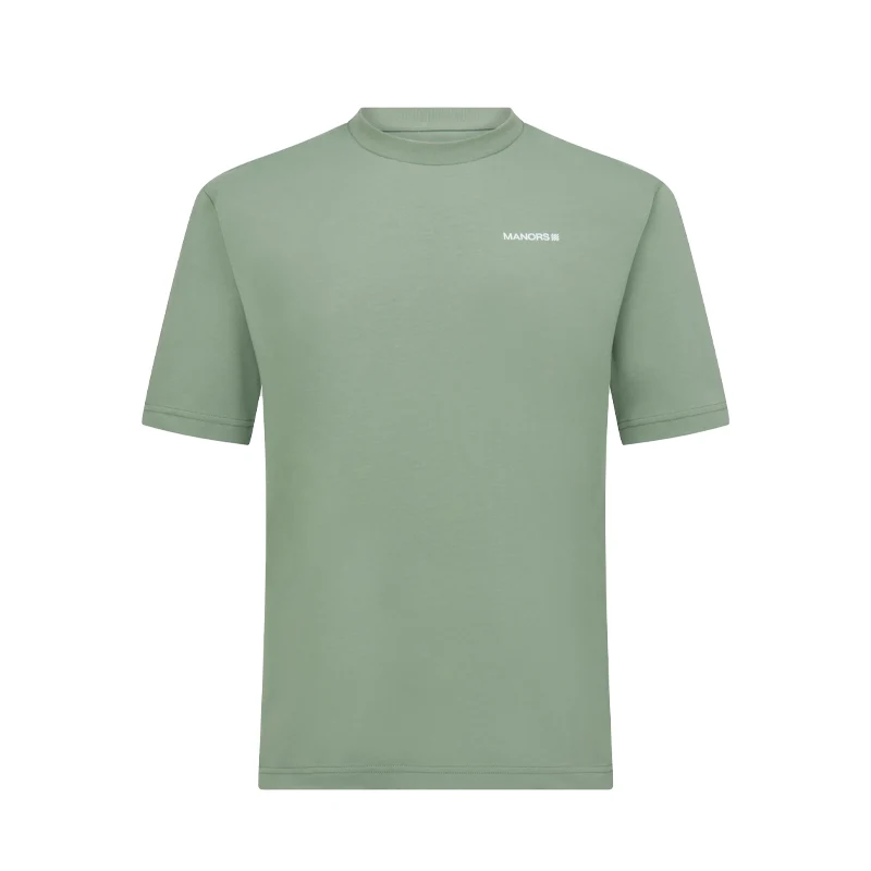 MANORS Logo Men?s T-Shirt (Green)