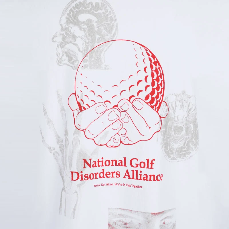 STUDENTSGOLF Nat Golf Disorder Aliance Men's T-Shirt (White) - Image 4