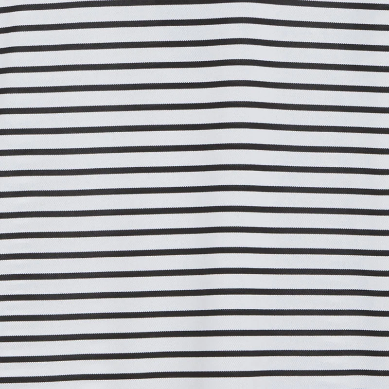 PUMA Everyday Stripe Pique Women?s Polo (White/Black) - Image 4