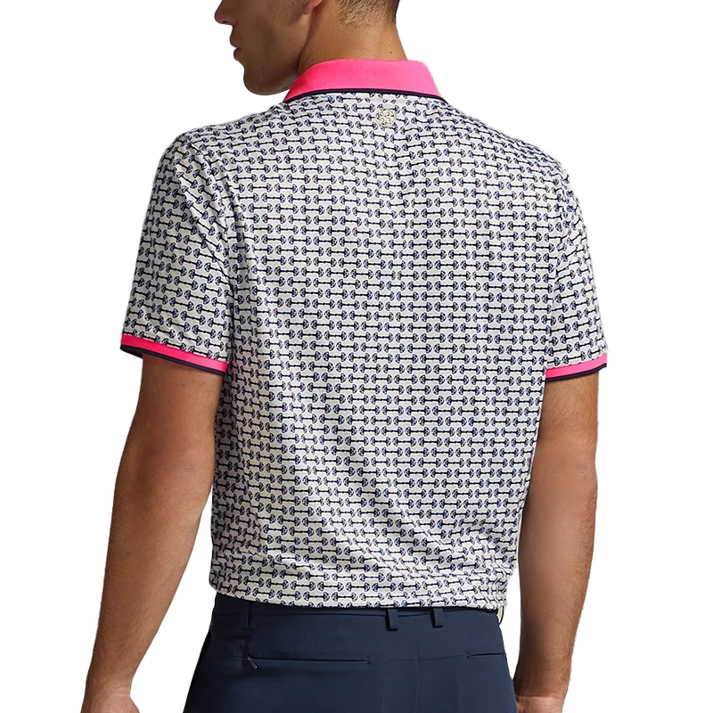 GFORE G Link Tech Jersey Men's Polo (Stone) - Image 2