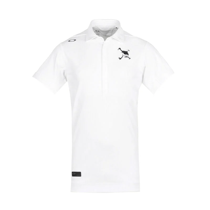 OAKLEY Japan Skull Sleek Stripe Men's Polo (White)