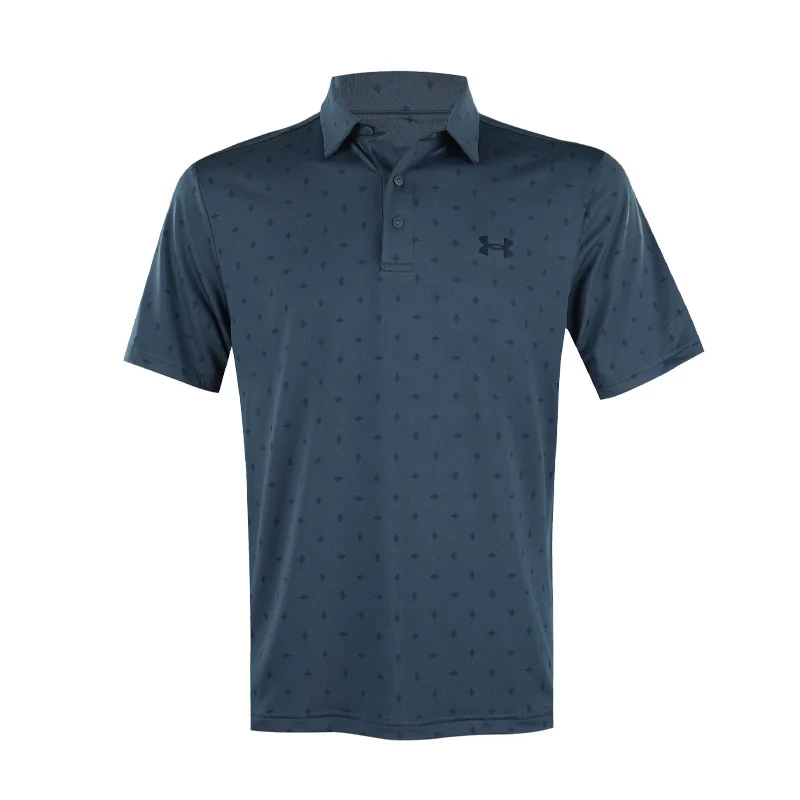 UNDER ARMOUR Playoff 3.0 Stripe Men's Polo (Downpour Grey)