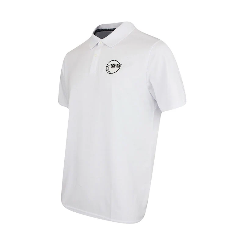 MALBON GOLF x Keith Haring Performance Pique Men's Polo (White) - Image 3
