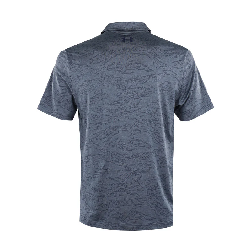 UNDER ARMOUR Playoff Jacquard Men's Polo (Downpour Grey) - Image 2
