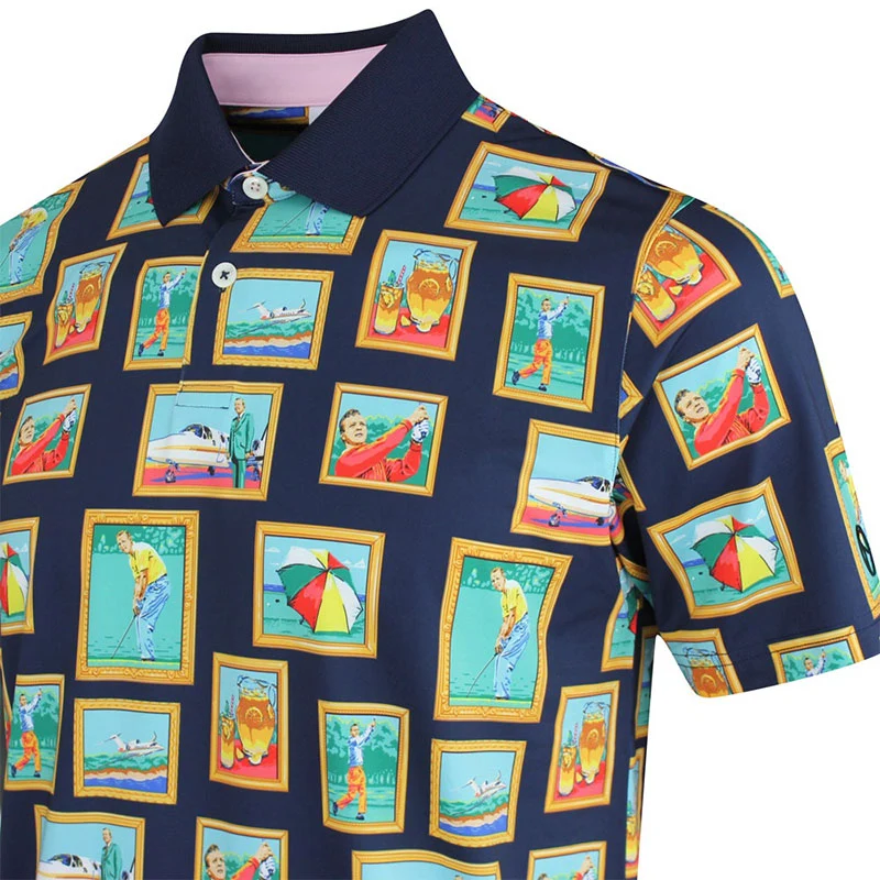 PUMA x Arnold Palmer Men's Polo (Deep Navy) - Image 3