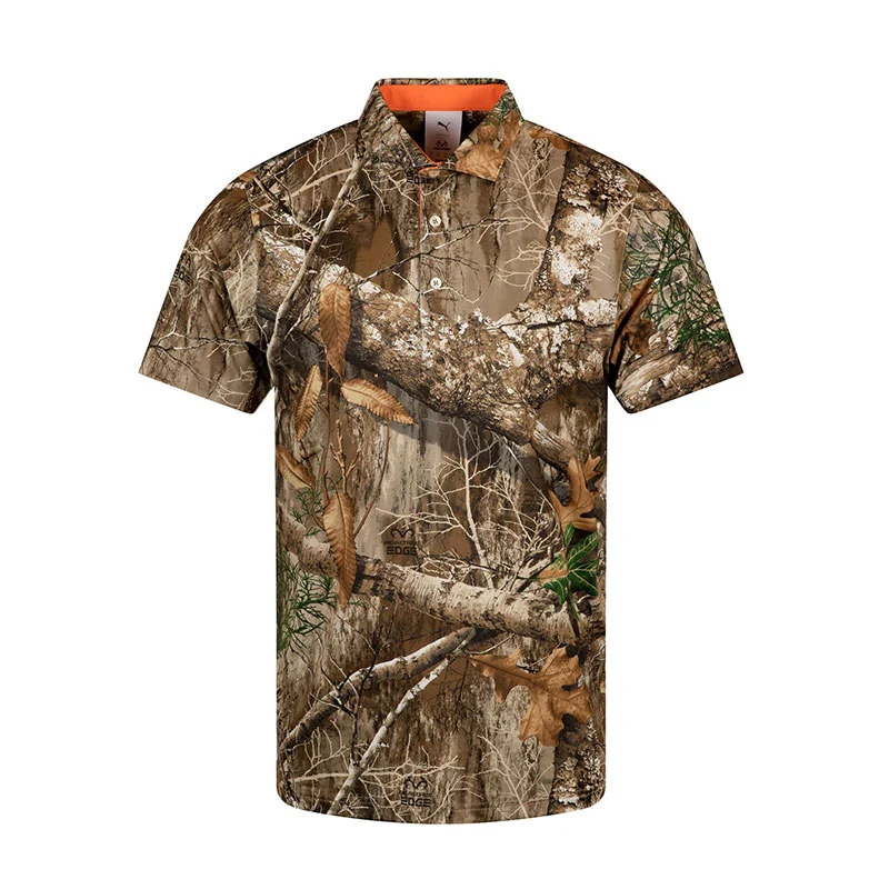 PUMA x Realtree Camo Men's Polo (Deep Forest)