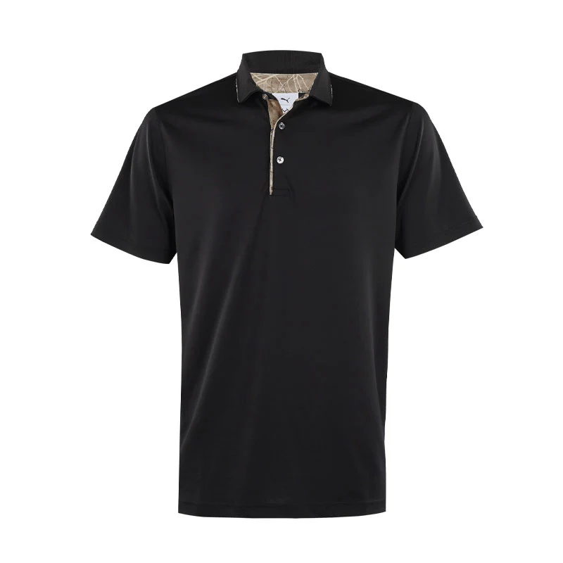 PUMA x Realtree Tipped Men's Polo (Black)