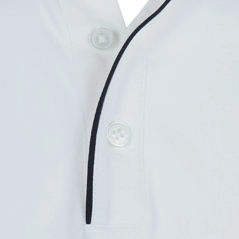 CALVIN KLEIN San Marcos Men's Polo (White) - Image 3