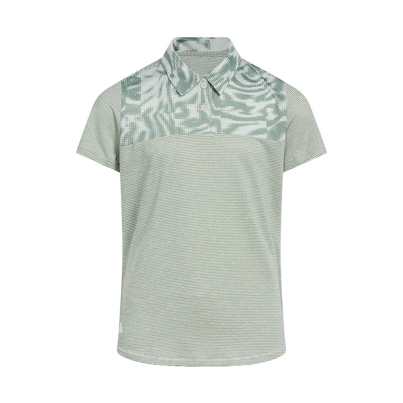 ADIDAS Ottoman Printed Girl's Polo (Silver)