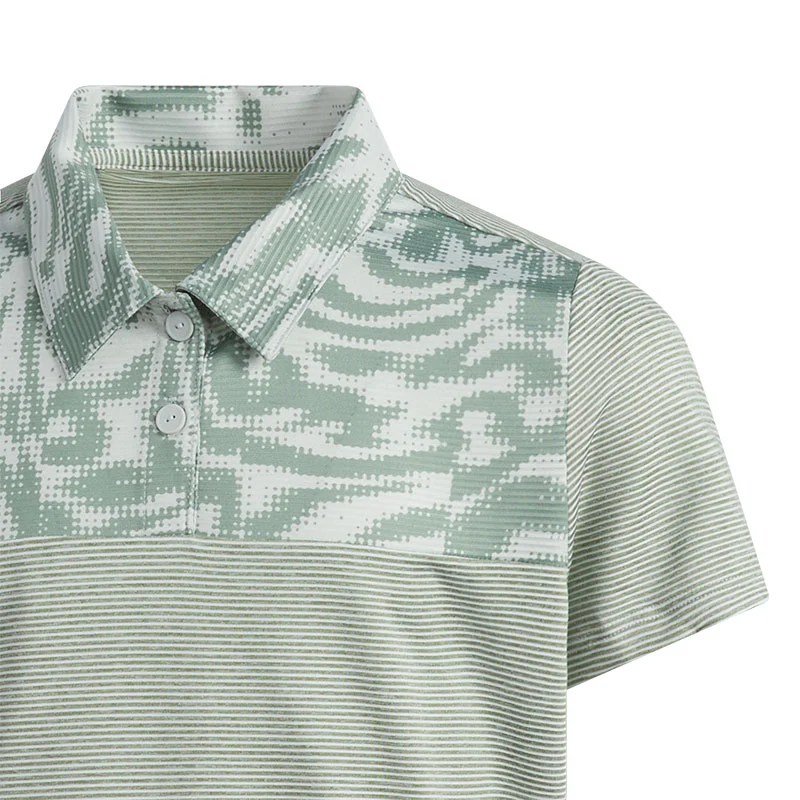 ADIDAS Ottoman Printed Girl's Polo (Silver) - Image 3