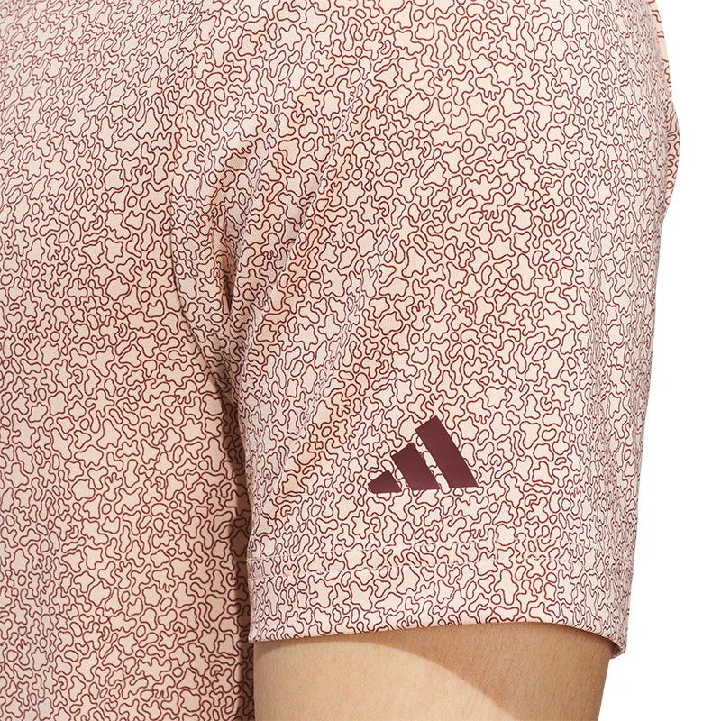 ADIDAS Ultimate365 Bunker Men's Polo (Coral) - Image 4