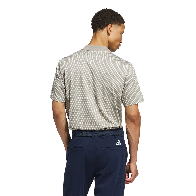ADIDAS Beyond Textured Men's Polo (Beige) - Image 2