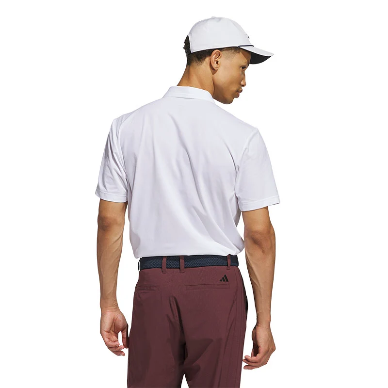 ADIDAS Ultimate365 TWISTKNIT Tour Men's Polo (White) - Image 2
