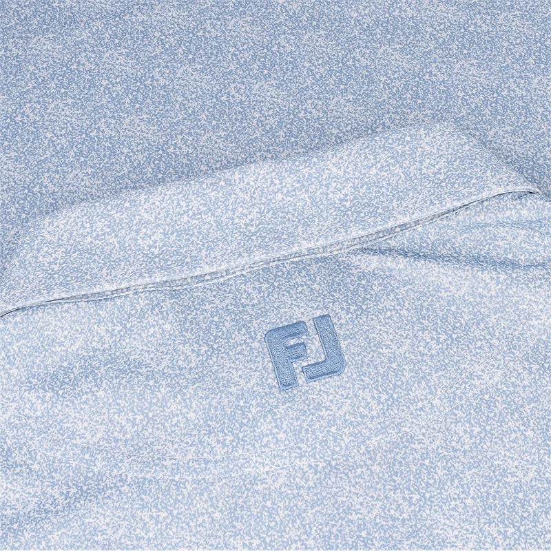 FOOTJOY Speckle Lisle Men's Polo (Blue) - Image 4