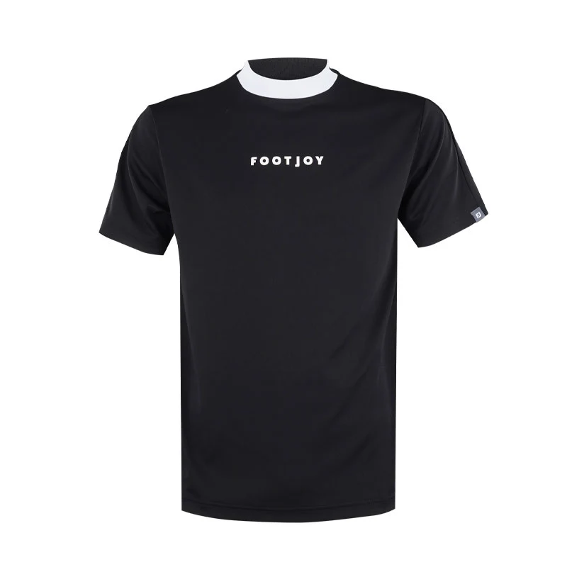 FOOTJOY Japan Bicolor Men's Mock Shirt (Black)