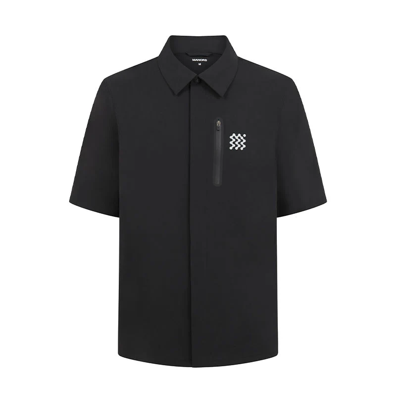 MANORS Tailored Frontier Men's Polo (Black)