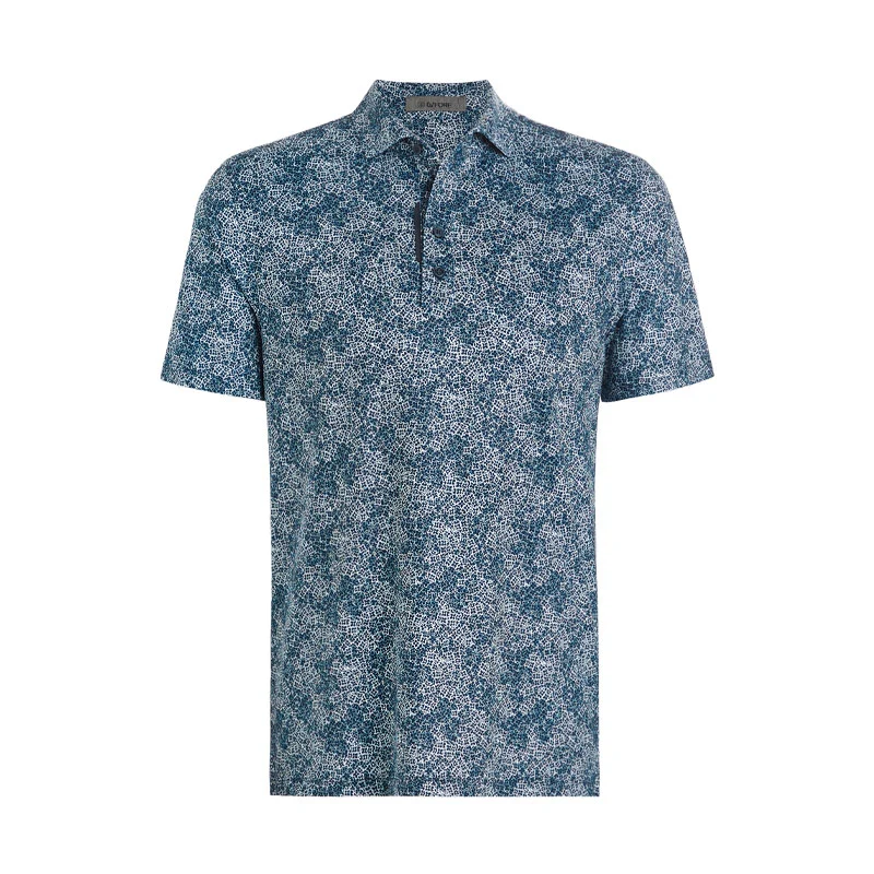 GFORE Hydrangea Tech Men's Jersey Polo (Twilight)