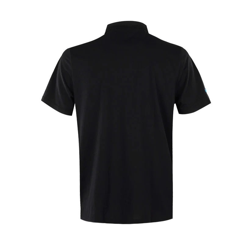 MALBON GOLF Swing Oil Men's Performance Pique Polo (Black) - Image 2