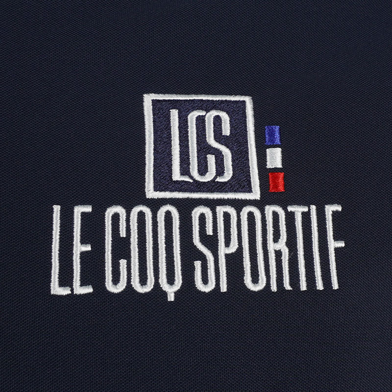 LE COQ SPORTIF GOLF Classic Plain Men's Polo (Navy) - Image 4
