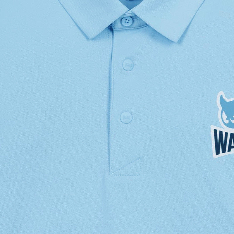 WAAC Athletic Essential Men's Pique Polo (Light Blue) - Image 3
