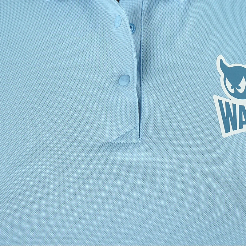 WAAC Athletic Essential Women's Pique Polo (Light Blue) - Image 4
