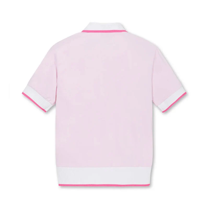 WAAC Athletic Rib Collar Women's Polo (Pink) - Image 2