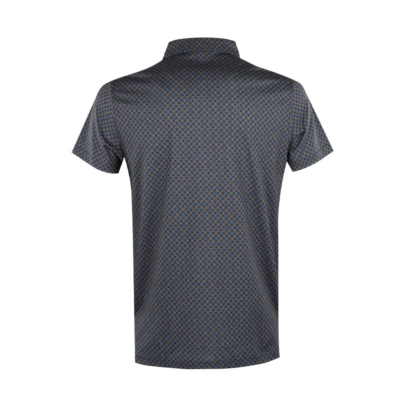 CUTTER & BUCK Mercerized Men's Polo (Multi Blue) - Image 2