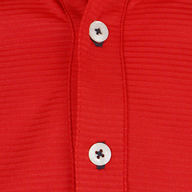 LE COQ SPORTIF GOLF Solid Men's Polo (Red) - Image 3