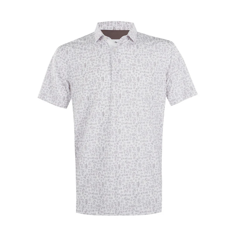 PUMA x Arnold Palmer Sketch Men's Polo (White/Bronze)